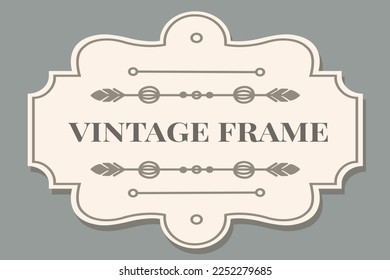 Vintage Frame vector design collection
