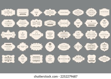 Vintage Frame vector design collection