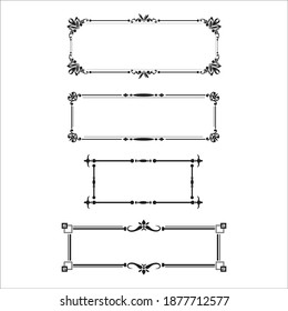 Vintage Frame Vector Illustration 