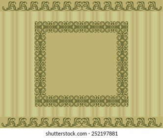 Vintage frame. Vector illustration.