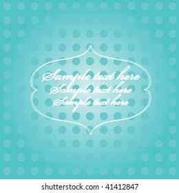 Vintage frame. Vector illustration.