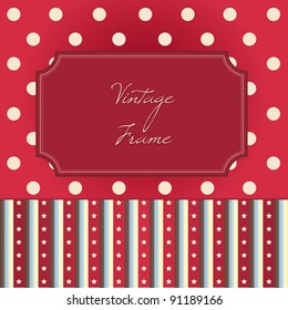 Vintage Frame, Vector Illustration