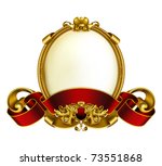 Vintage frame white, 10eps