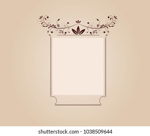 vintage frame,retro background