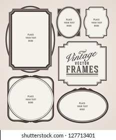 Vintage frames