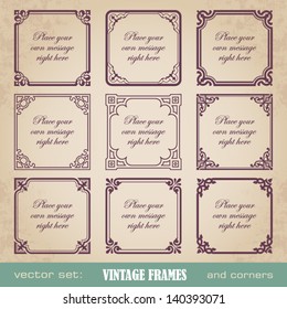 Vintage frames