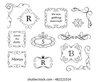 Vintage frames and angles collection for boutique, restaurant, cafe, hotel, jewelry and fashion