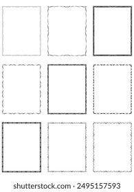 Vintage frames, Border decoration design elements, vintage frames Decorative Seamless Border Design.
