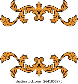  vintage frames and borders Vector design Decorative floral ornament 7 by raden mas paijo