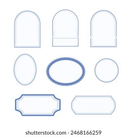 Vintage  frames collection. Decorative  for design. Set of decorative ornament border frames