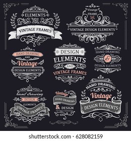 vintage frames and design elements