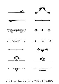 vintage frames divider ornament collection