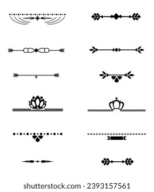 vintage frames divider ornament collection