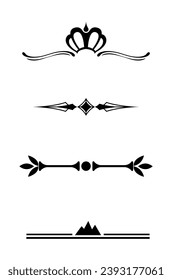 vintage frames divider ornament collection