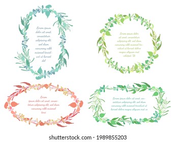 Vintage Frames with the Five Culinary Herbals