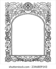 vintage frames. Floral ornament. decorative vector frames and borders