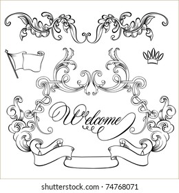 vintage frames - lines and more.