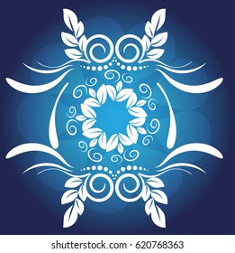 Vintage frames and scroll elements