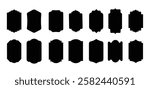 Vintage frames set isolated on white background. Set of vintage frames and labels vector illustration
