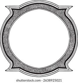 Vintage frames set isolated on white background. Decorative frame. Vector