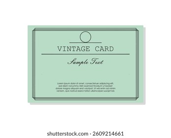 vintage frames with simple lines. This illustration relates to elegance, classic, retro, pattern, European, ornament, decoration, etc.