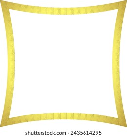 vintage frames Square shape Greek key pattern Greek meander branches decorative Luxury decorative golden frame gold greek fret picture frame golden frame ornamental borders decoration banners vector 