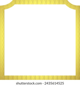 vintage frames Square shape Greek key pattern Greek meander branches decorative Luxury decorative golden frame gold greek fret picture frame golden frame ornamental borders decoration banners vector 
