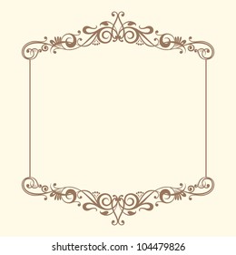 Vintage frames vector