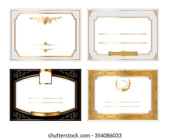 Vintage frames. Vector