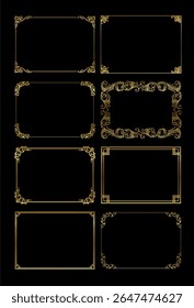 vintage frames vector art ornament