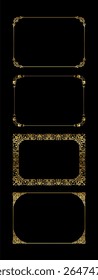vintage frames vector art ornament