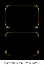 vintage frames vector art ornament