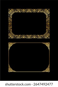 vintage frames vector art ornament