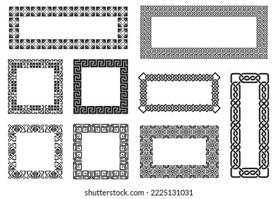 vintage frames.decorative floral frames, Ornate frame square vintage frames