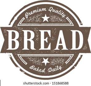 Vintage Fresh Baked Bread