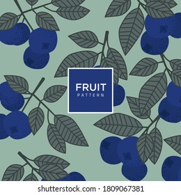 
Vintage Fruit Illustration Background Template