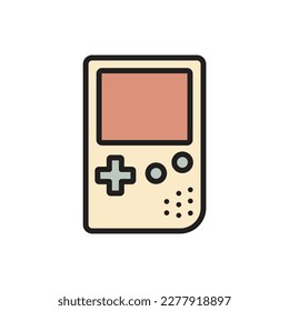 Vintage Game Bots Icon Vector Illustrator
