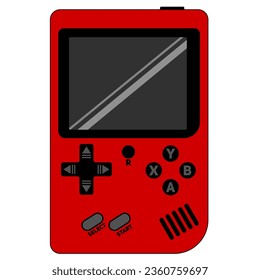 Vintage Game Boy Video Game Vector
