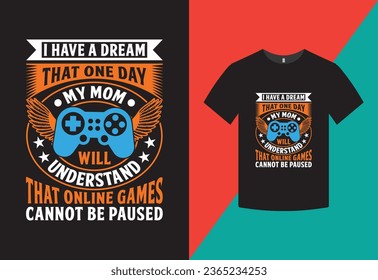 Vintage Game Controller T-shirt Design