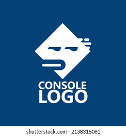 Vintage gaming logo. Old console game logo concept. Logo for gaming product, brand, company, and organization.