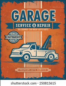 Vintage Garage poster design