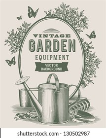 Vintage Garden Background