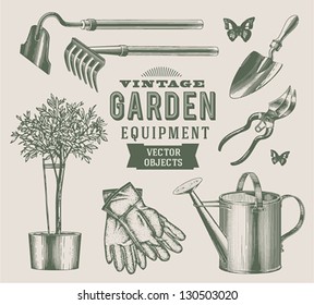 Vintage Garden Objects