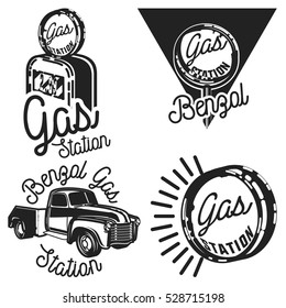 Vintage Gas Station Emblems