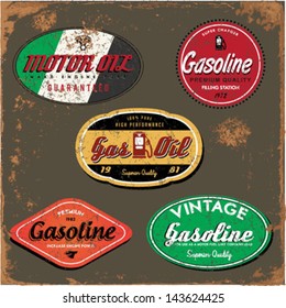 Vintage Gasoline & Motor Oil