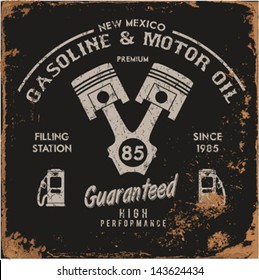 Vintage Gasoline & Motor Oil