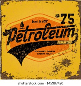 Vintage Gasoline & Motor Oil | T-shirt Printing |