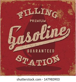 Vintage Gasoline & Motor oil | T-shirt Printing |