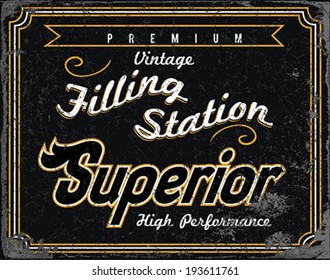 Vintage Gasoline & Motor oil | T-shirt Printing |