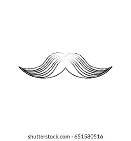 Vintage gentleman mustache